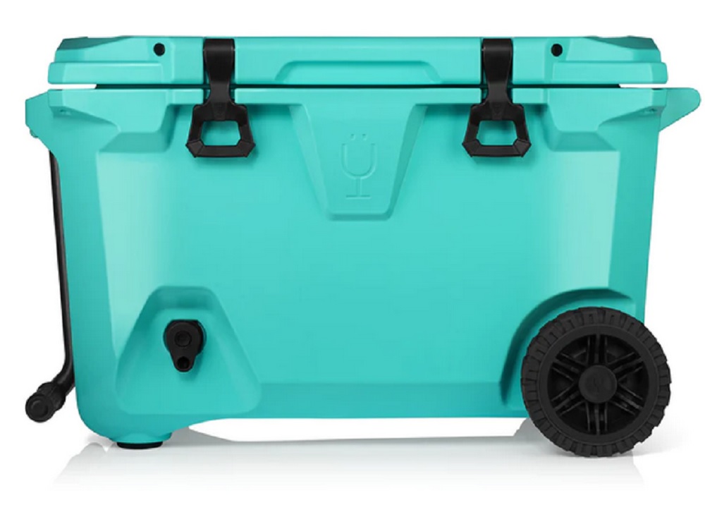 Brumate BrüTank 55 Quart Rolling Cooler in Aqua