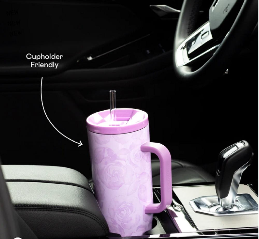 Corkcicle 40oz. Forget Me Not Cruiser Insulated Tumbler with Handle