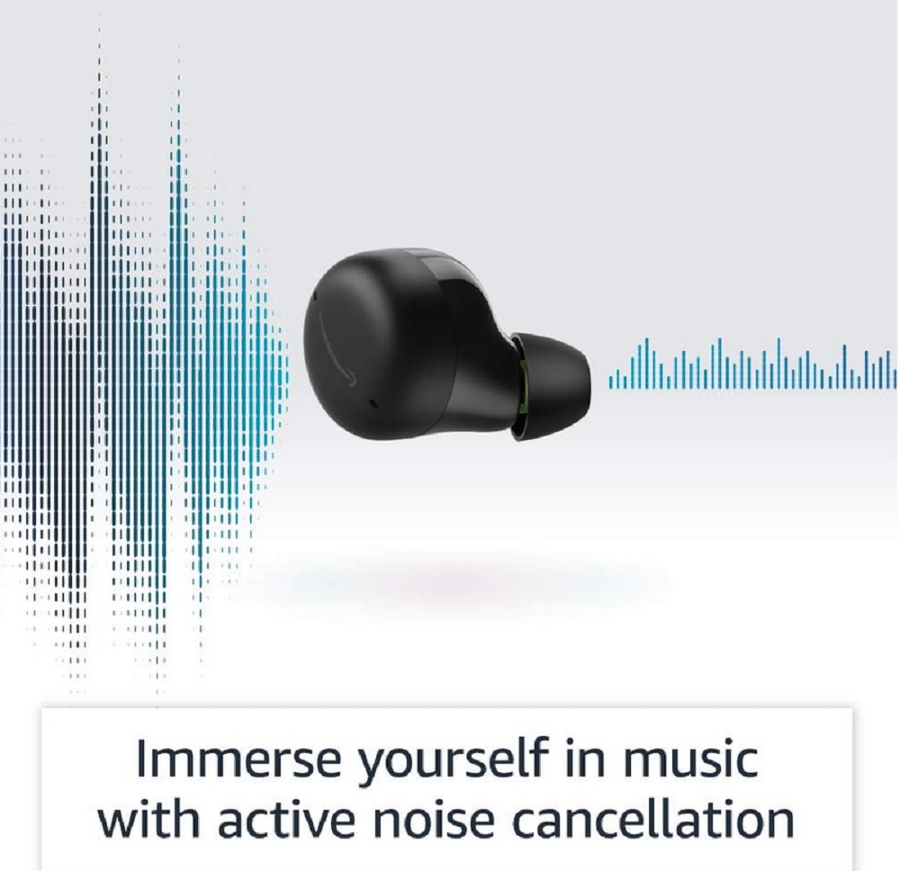 Amazon 2nd Gen Echo Buds with Active Noise Cancellation and Wired Charging Case