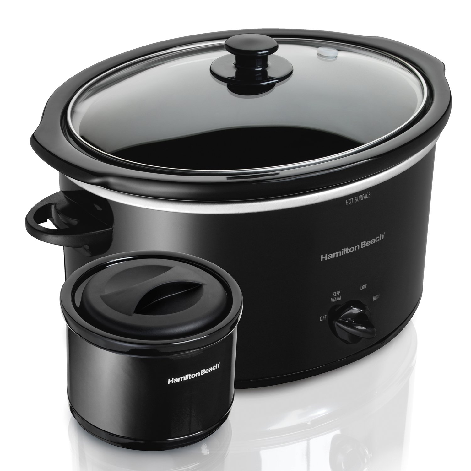 5 Qt. Slow Cooker w/ Bonus Food Warmer