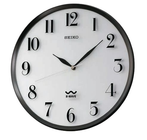 QXR131SLH Seiko R-Wave Wall Clock