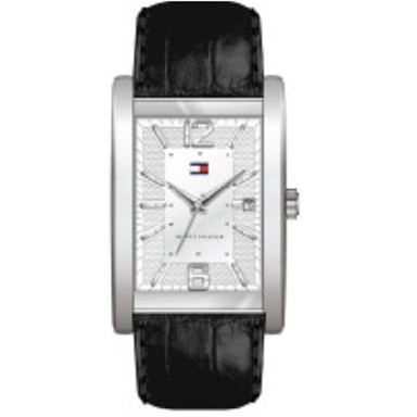 1710277 Tommy Hilfiger Men's stainless steel watch with leather strap