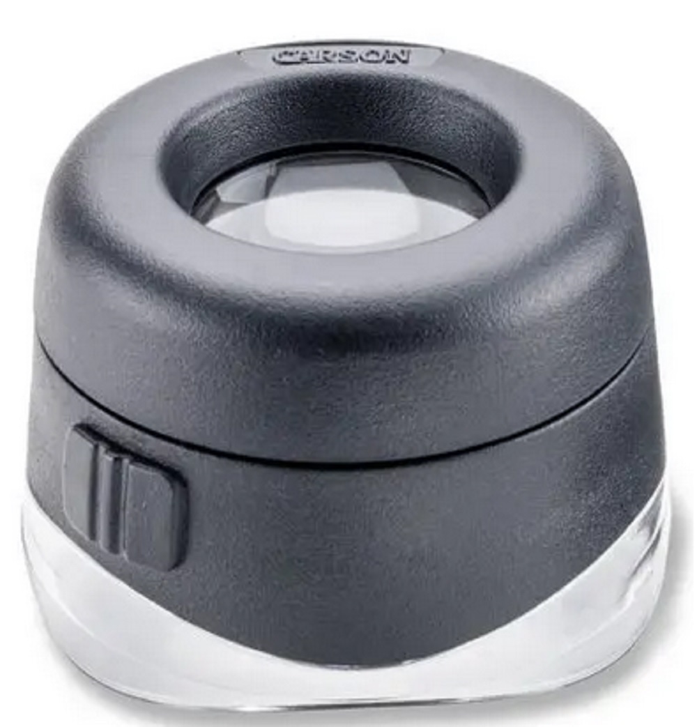 LED VersaLoupe™ 10x Magnification LED Lit Focusing Loupe Magnifier