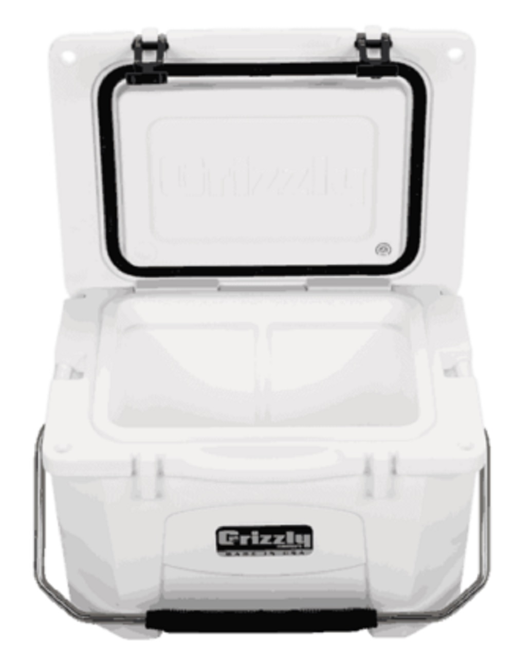 Grizzly 20 quart Cooler in White