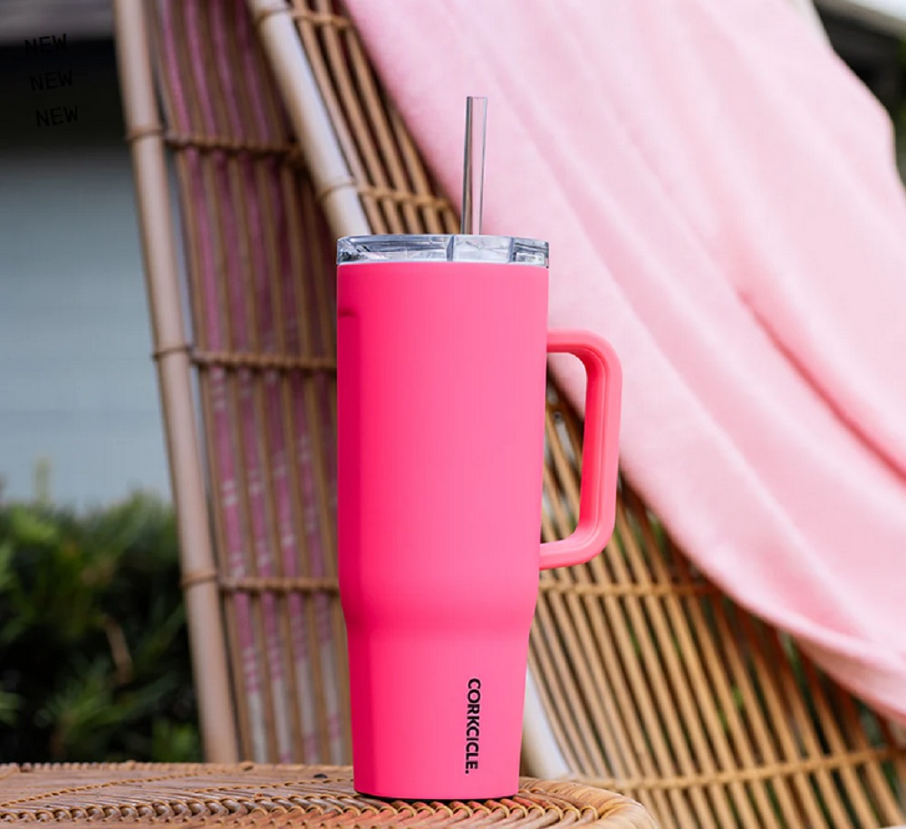 Corkcicle 40oz. Paradise Punch Cruiser Insulated Tumbler with Handle