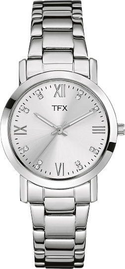 TFX by Bulova Womens Silver Bracelet Watch