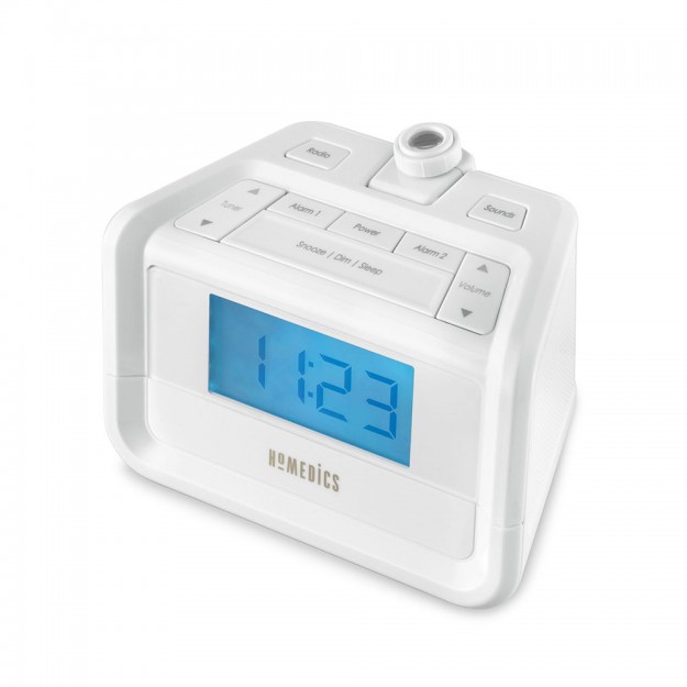 SS-4520 Homedics SoundSpa® Digital FM Clock Radio with Time Projection