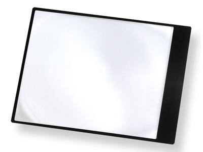 Carson MagniSheet 2x Magnification Flexible Fresnel Full Page Magnifier