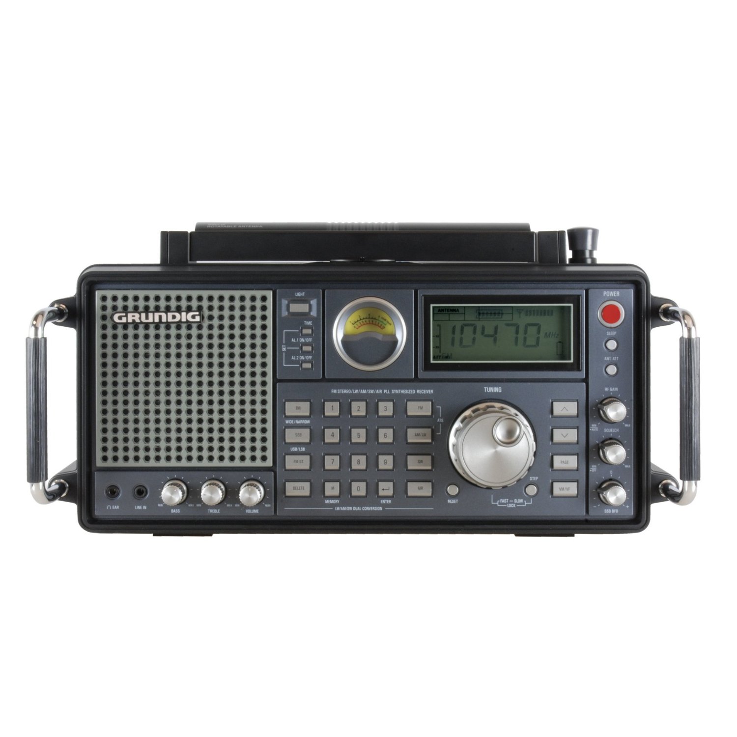 750 Grundig AM/FM-Stereo/Shortwave/Aircraft Band Radio with SSB (Single Side Band)