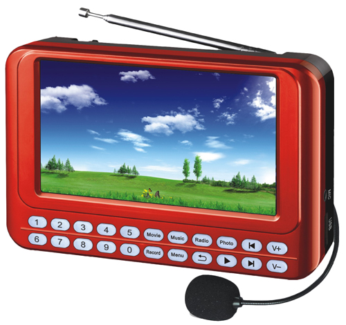 PD-43 PORTABLE SYSTEM 4.3 TFT SCREEN, USB/MICRO-SD, FM RADIO