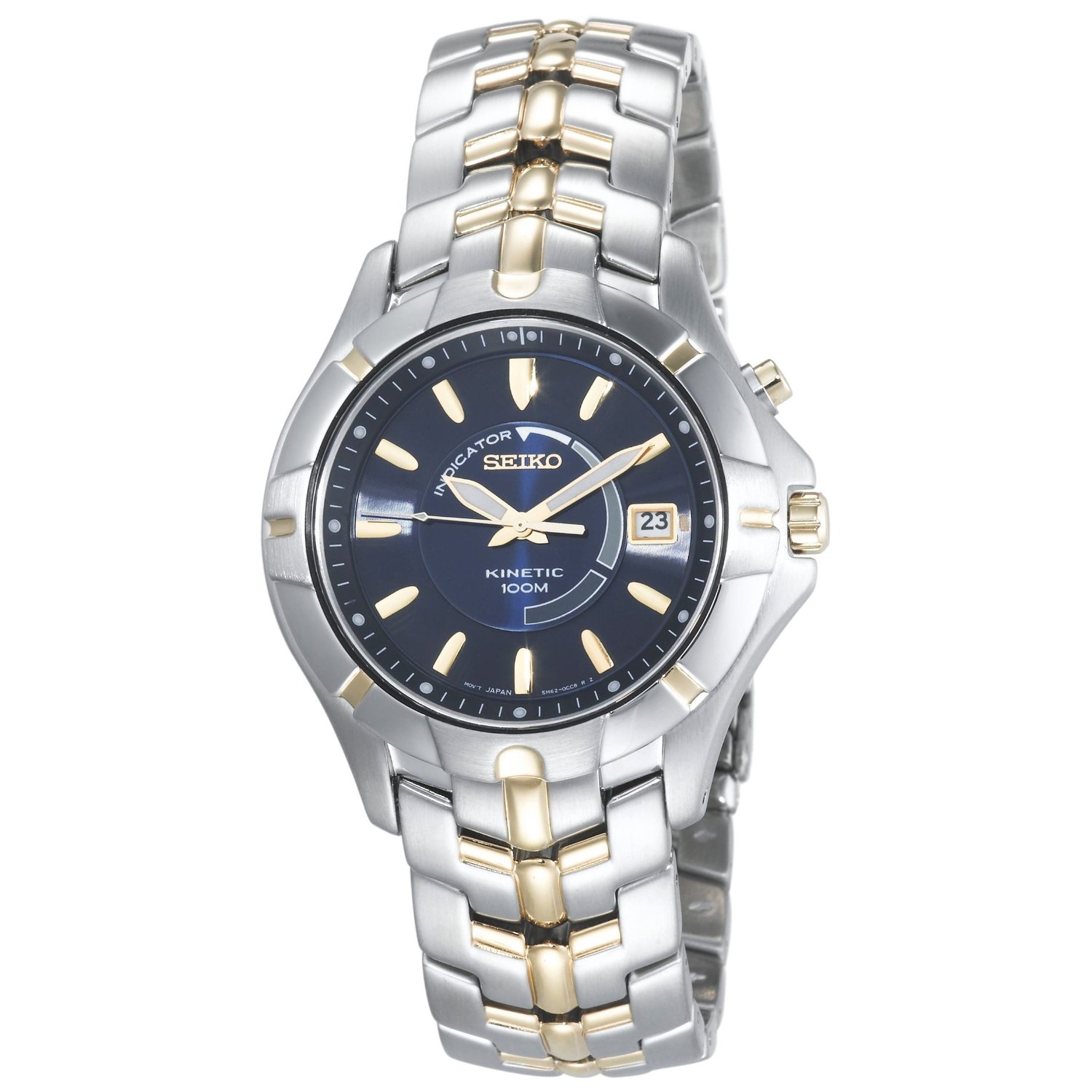 SKA402 Seiko Men's Kinetic Two-Tone Watch