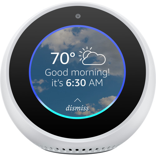 B073SRJD46 Amazon Echo Spot Alexa-enabled Speaker with 2.5