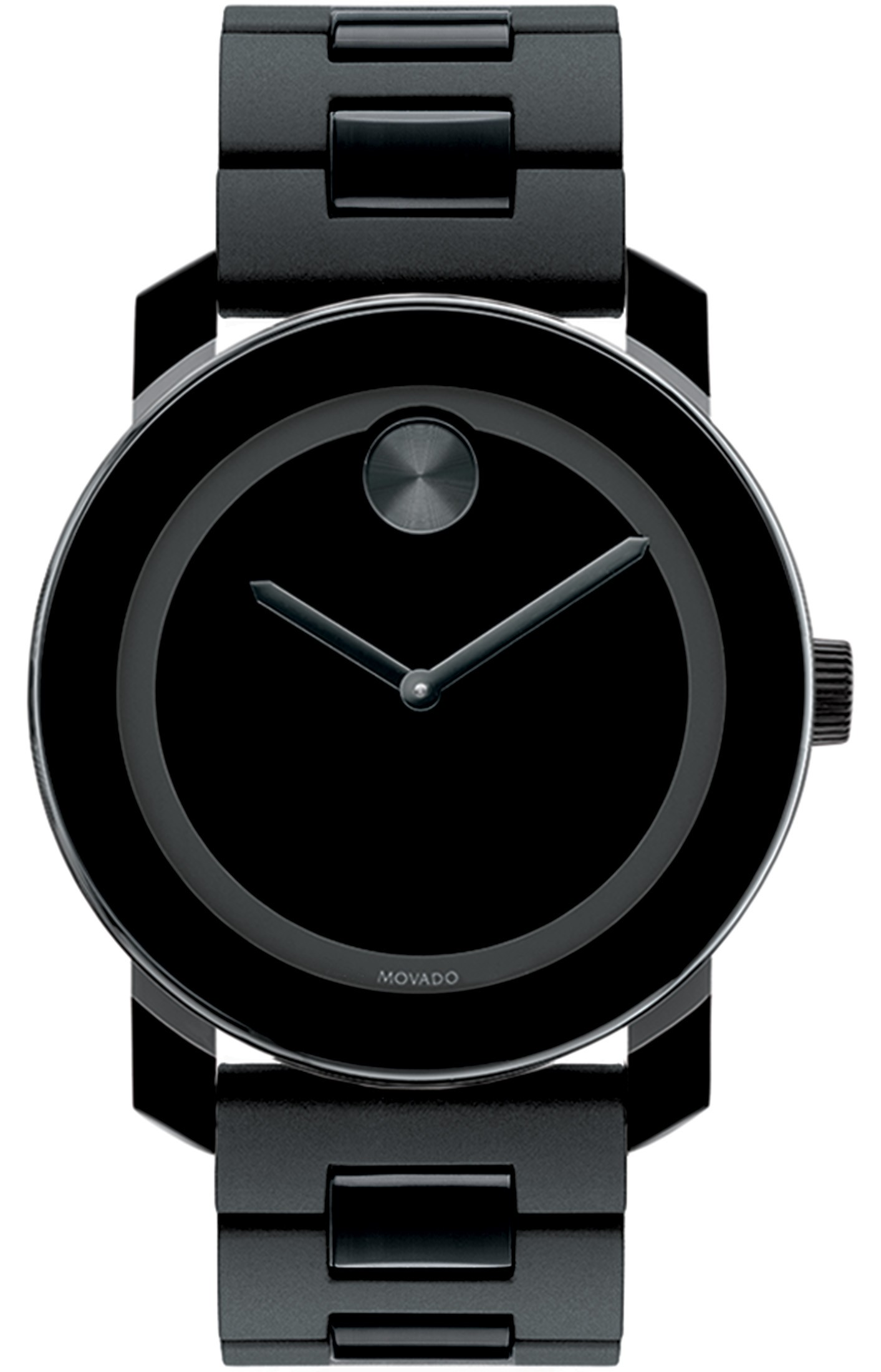 3600047 Movado Swiss Bold Large Black Polymer Bracelet Watch