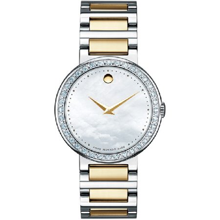 606470 Movado Concerto Stainless Steel With Diamonds Ladies Watch
