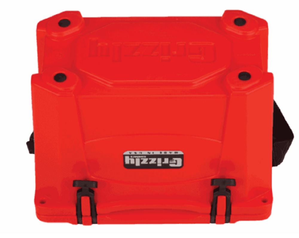 Grizzly 15 Quart Cooler in Red