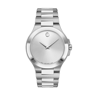 0606165 Movado Mens Corporate Exclusive Stainless steel case with a stainless steel bracelet