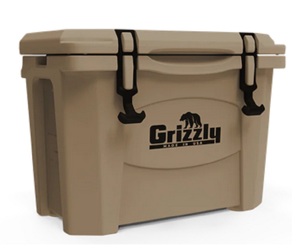 Grizzly 15 Quart Cooler in Tan