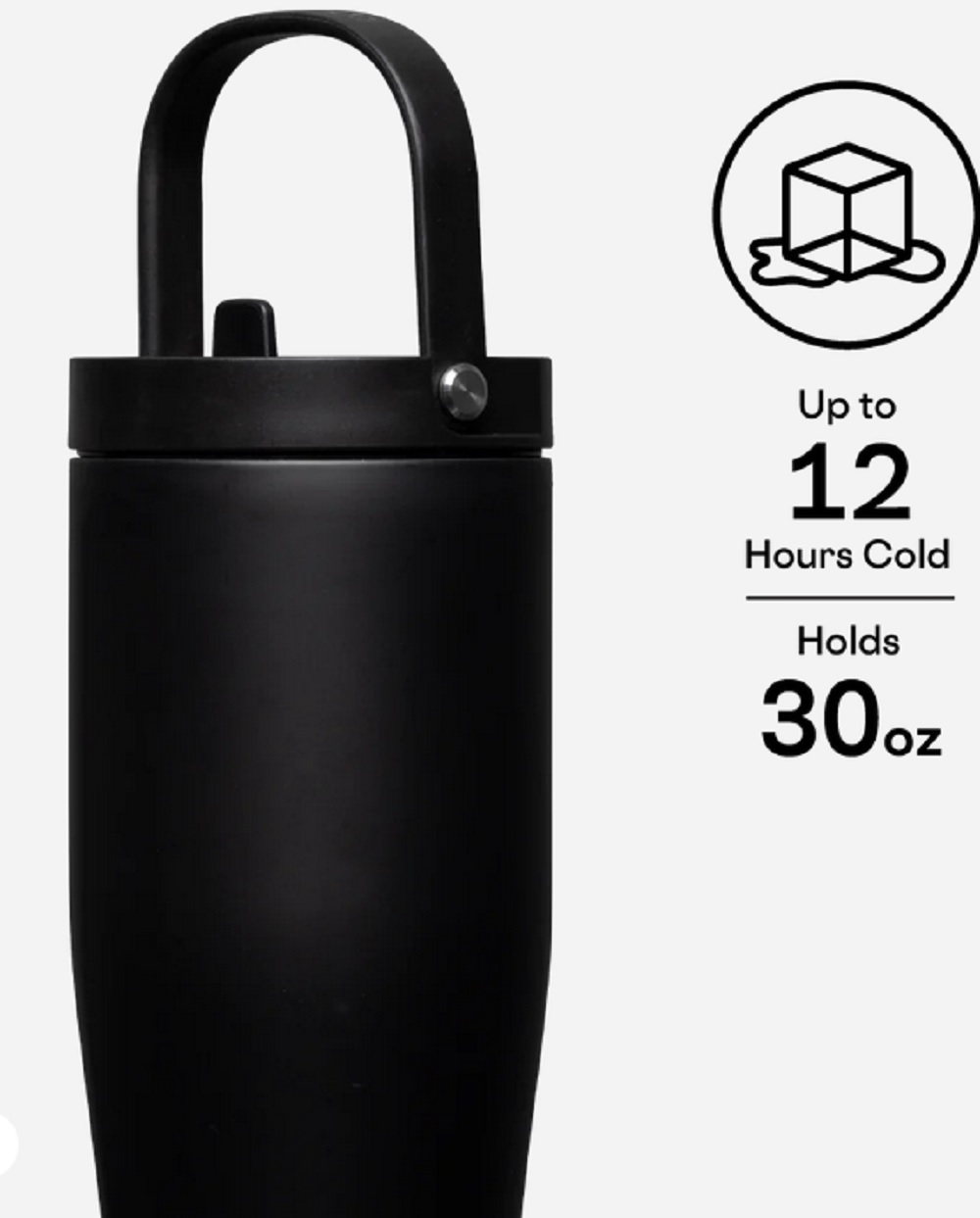Corkcicle 30oz. Go Cup XL in Matte Black