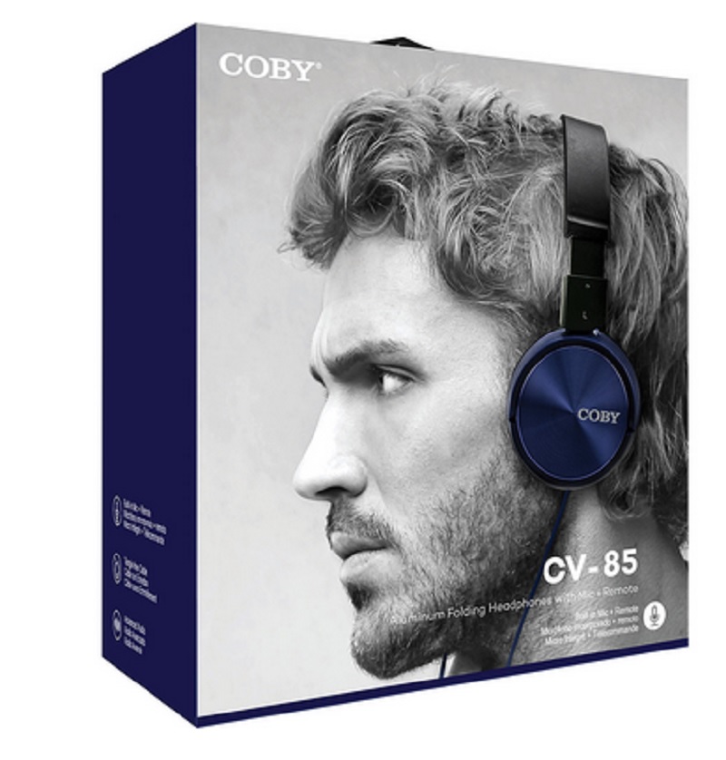 Coby Stereo Headphones w/Mic