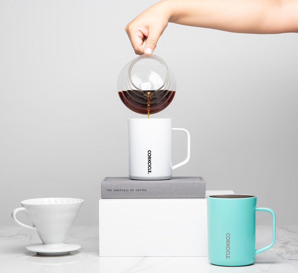 Corkcicle Matte Black 16oz. Mug