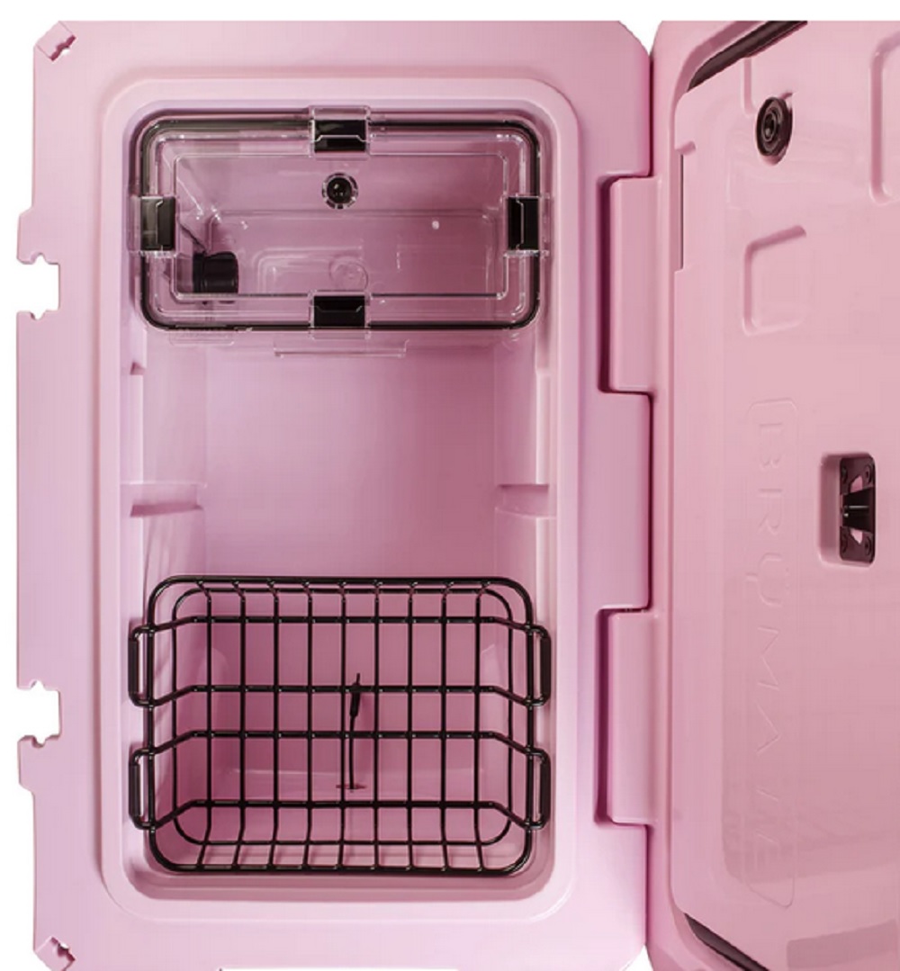 Brumate BruTank 55 Quart Rolling Cooler in Blush