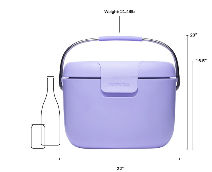 Corkcicle 25 quart Gloss Lilac Chillpod