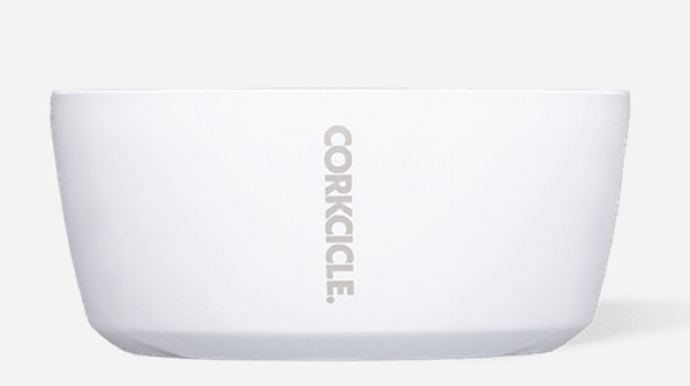 Corkcicle 16oz. Gloss White Dog Bowl