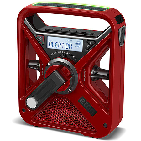 FRX3+ Hand Turbine AM/FM NOAA Weather Radio with USB Smartphone Charger and LED Flashlight