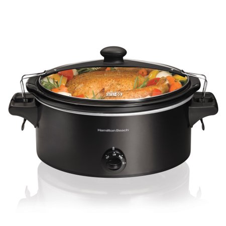 6 Qt. Stay or Go Slow Cooker Black