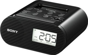 ICF-C05IPBLK Sony Clock Radio for iPod