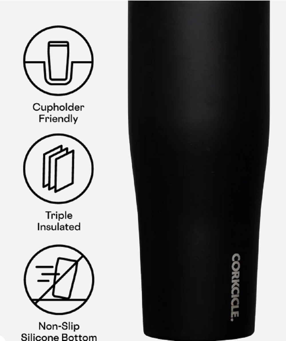 Corkcicle 30oz. Go Cup XL in Matte Black