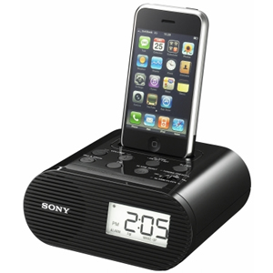 ICF-C05IPBLK Sony Clock Radio for iPod