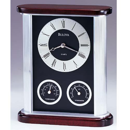 B7590 Bulova Belvedere Executive Collection Table Clock
