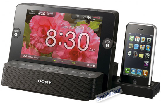 ICF-CL75IP Sony Speaker Dock with Alarm Clock, Radio, and 7-Inch LCD for iPod/iPhone