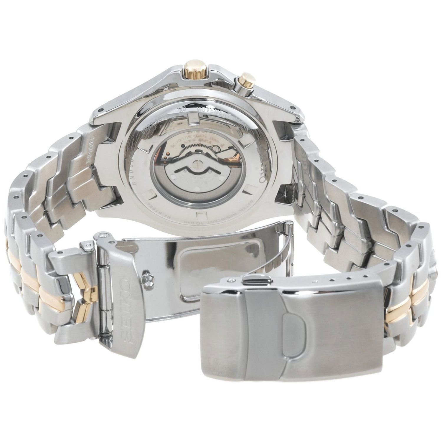 SKA402 Seiko Men's Kinetic Two-Tone Watch