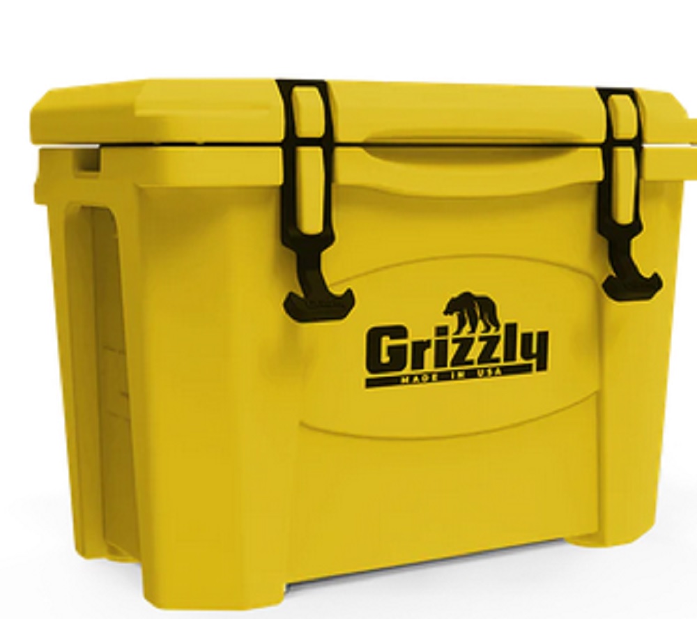 Grizzly 15 Quart Cooler in Yellow
