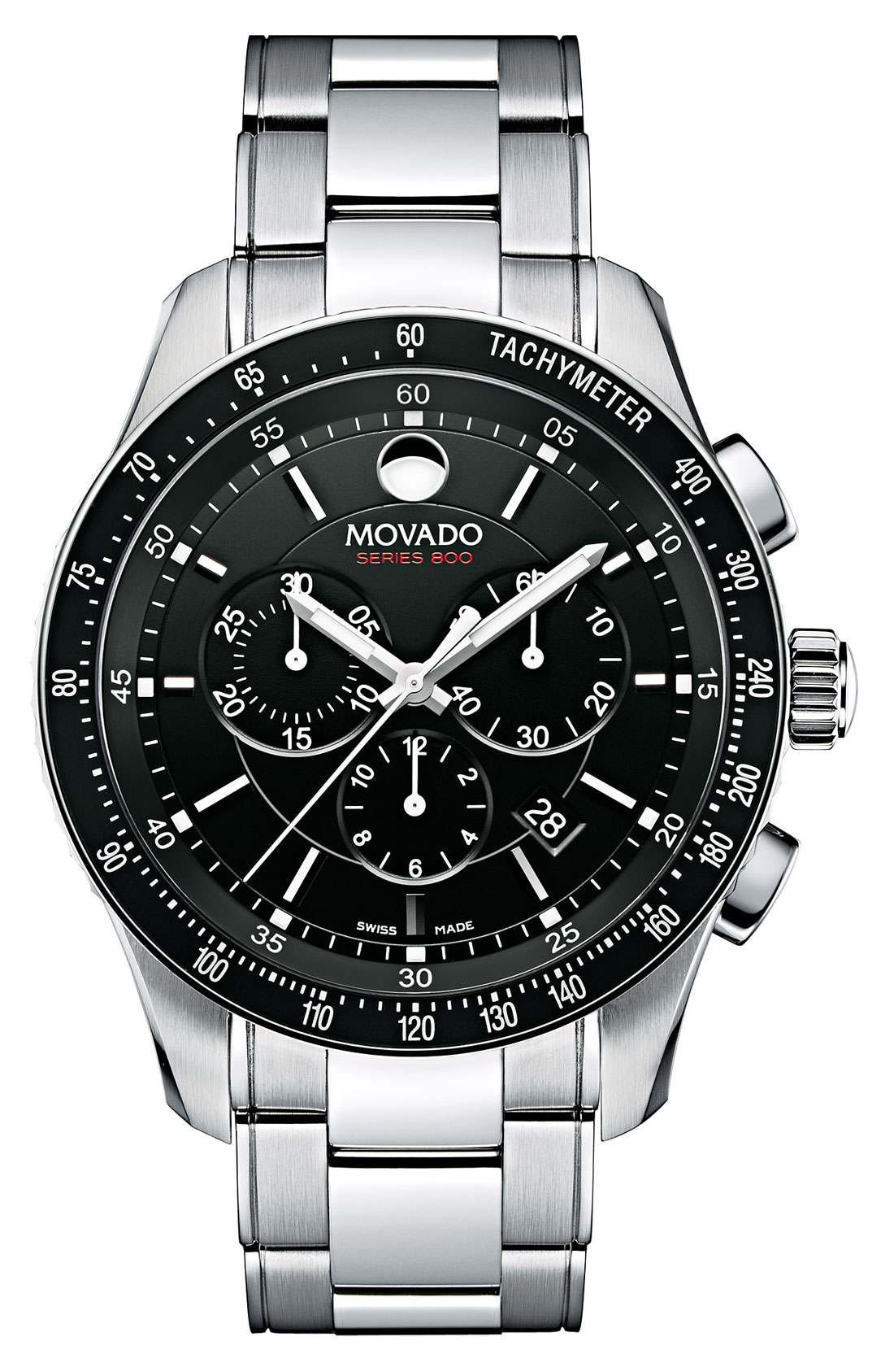 200094 Movado Men's Series 800 Chronograph Stainless Steel Watch