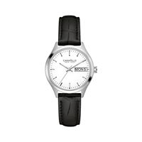 43N103 Caravelle New York Ladies Corporate Exclusive White Dial with Silver Marks Watch