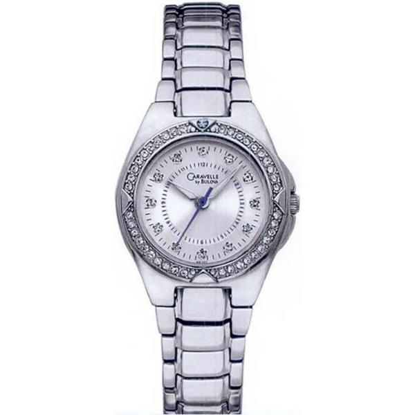 43L121 Caravelle by Bulova Ladies' watch with sweep seconds hand,