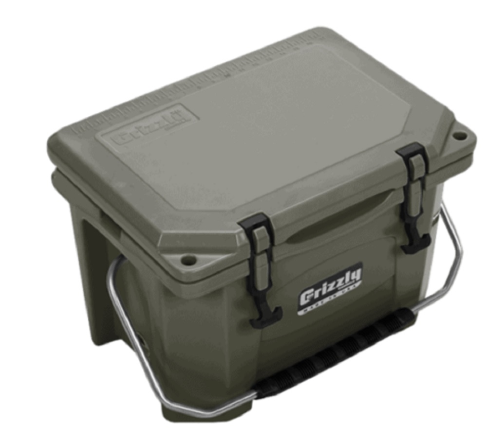 Grizzly 20 quart Cooler in Lunar Green