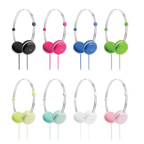 IHP614 iLuv High-Fidelity Stereo Headphones with SpeakEz Remote for Smartphones