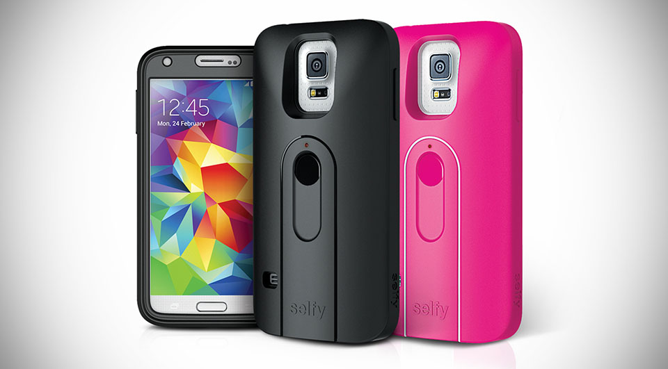SS5SELF iLuv GALAXY S5 case with built -in-wireless camera shutter