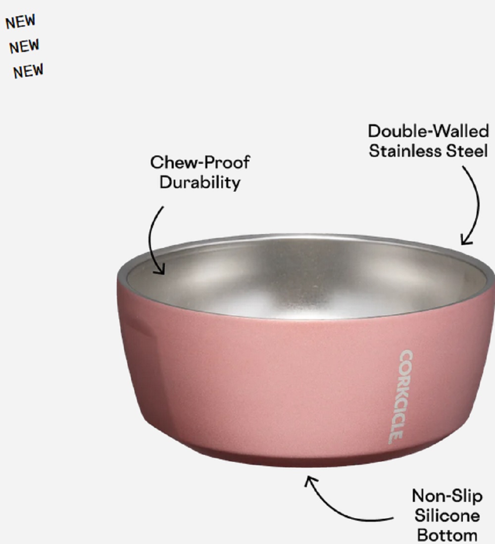 Corkcicle 16oz. Ceramic Sierra Dog Bowl