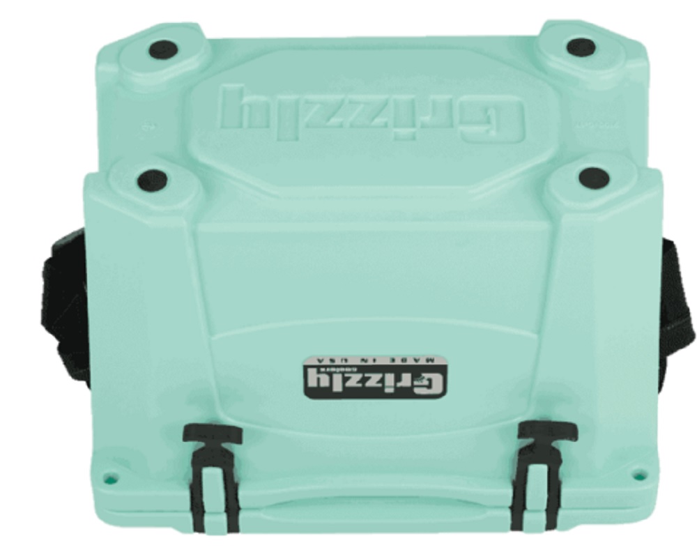Grizzly 15 Quart Cooler in Seafoam Green