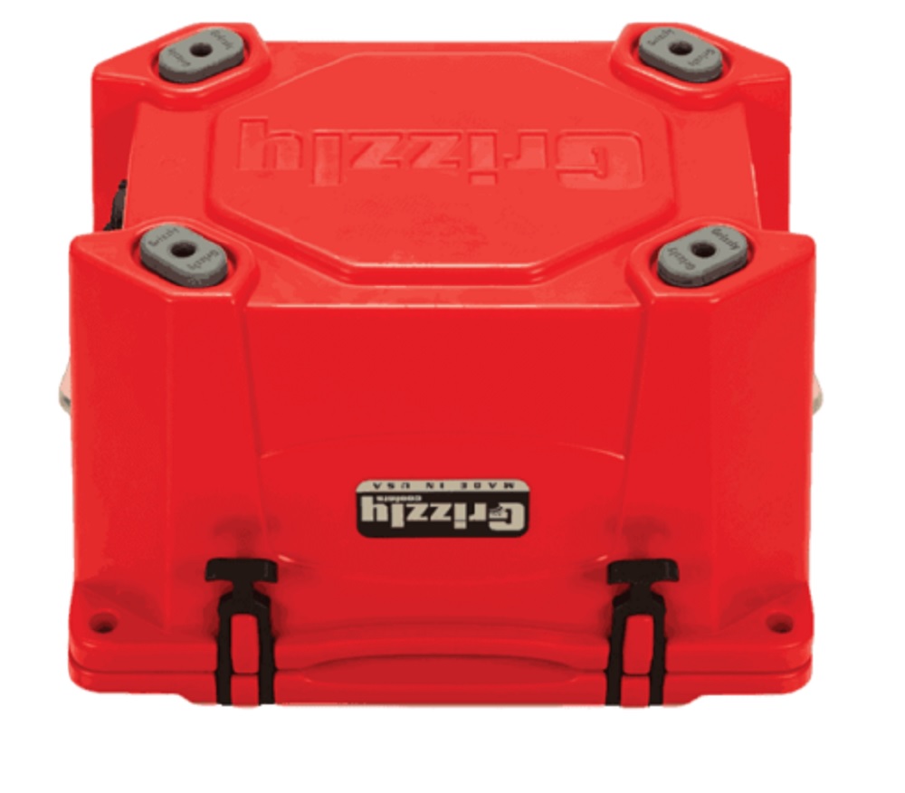 Grizzly 20 Quart Cooler in Red