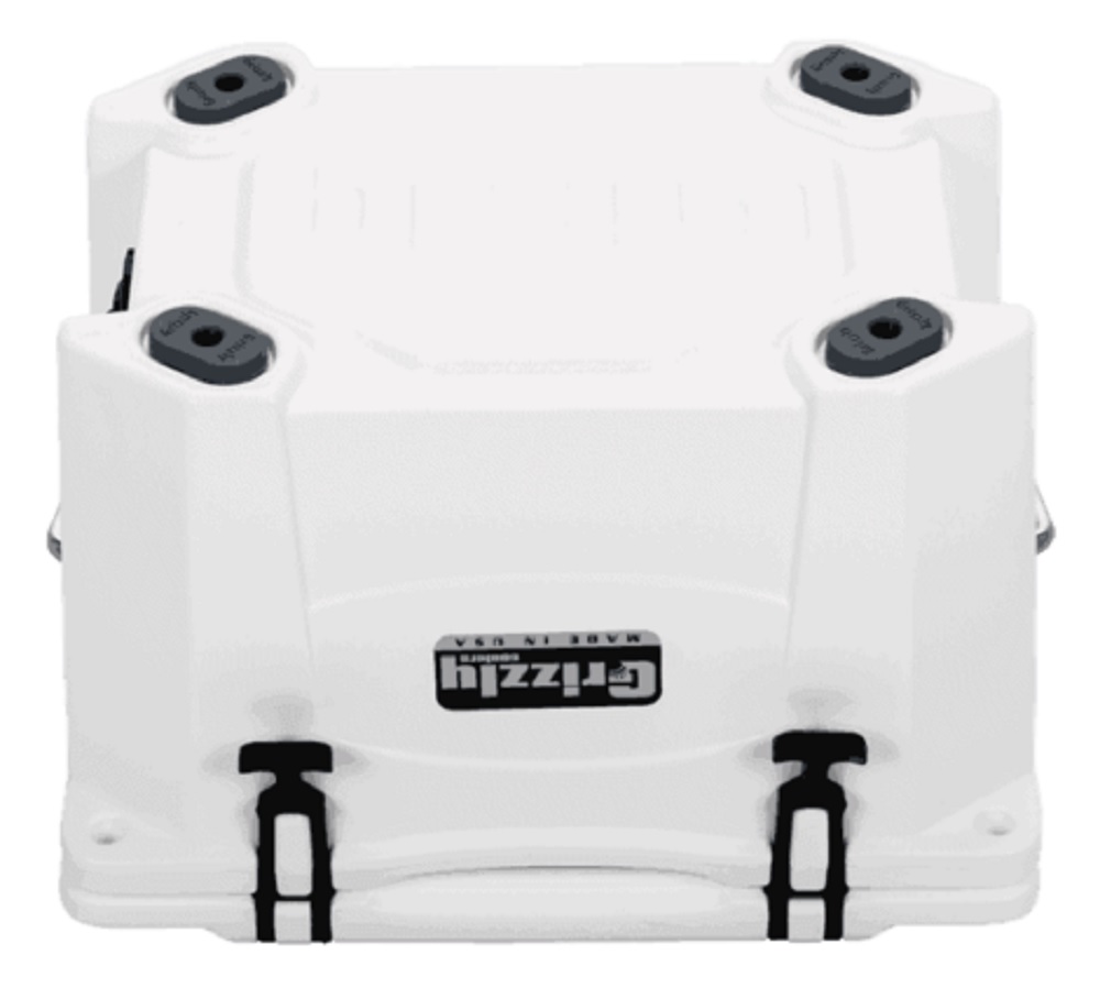 Grizzly 20 quart Cooler in White