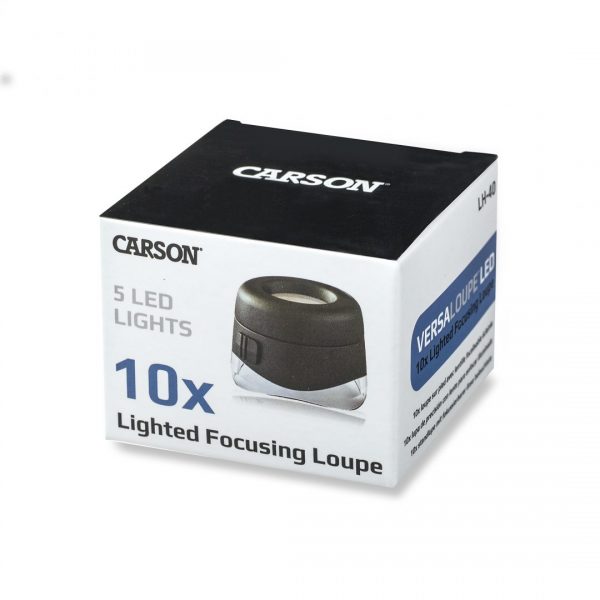 LH-40 Carson 10x LED Lighted dual lens stand magnifier