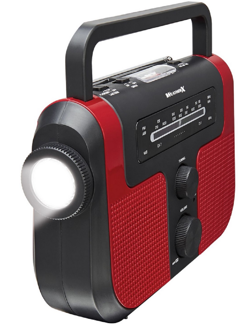 GPX Direct Tuning AM/FM Weather Band Radio with Flashlight & Lantern