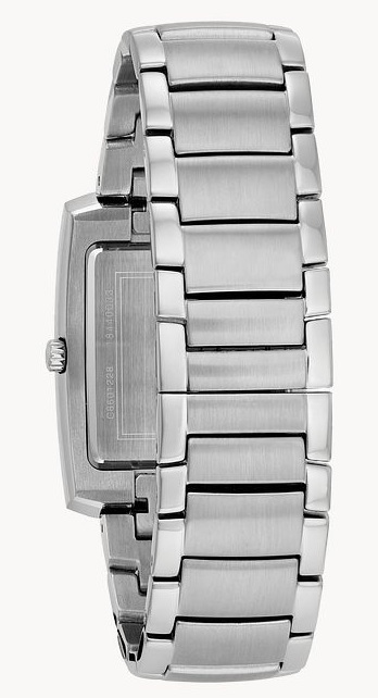 Bulova Classic collection stainless steel with blue dial watch