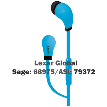 CVE-100 Coby Tangle Free Mini Stereo Headphones